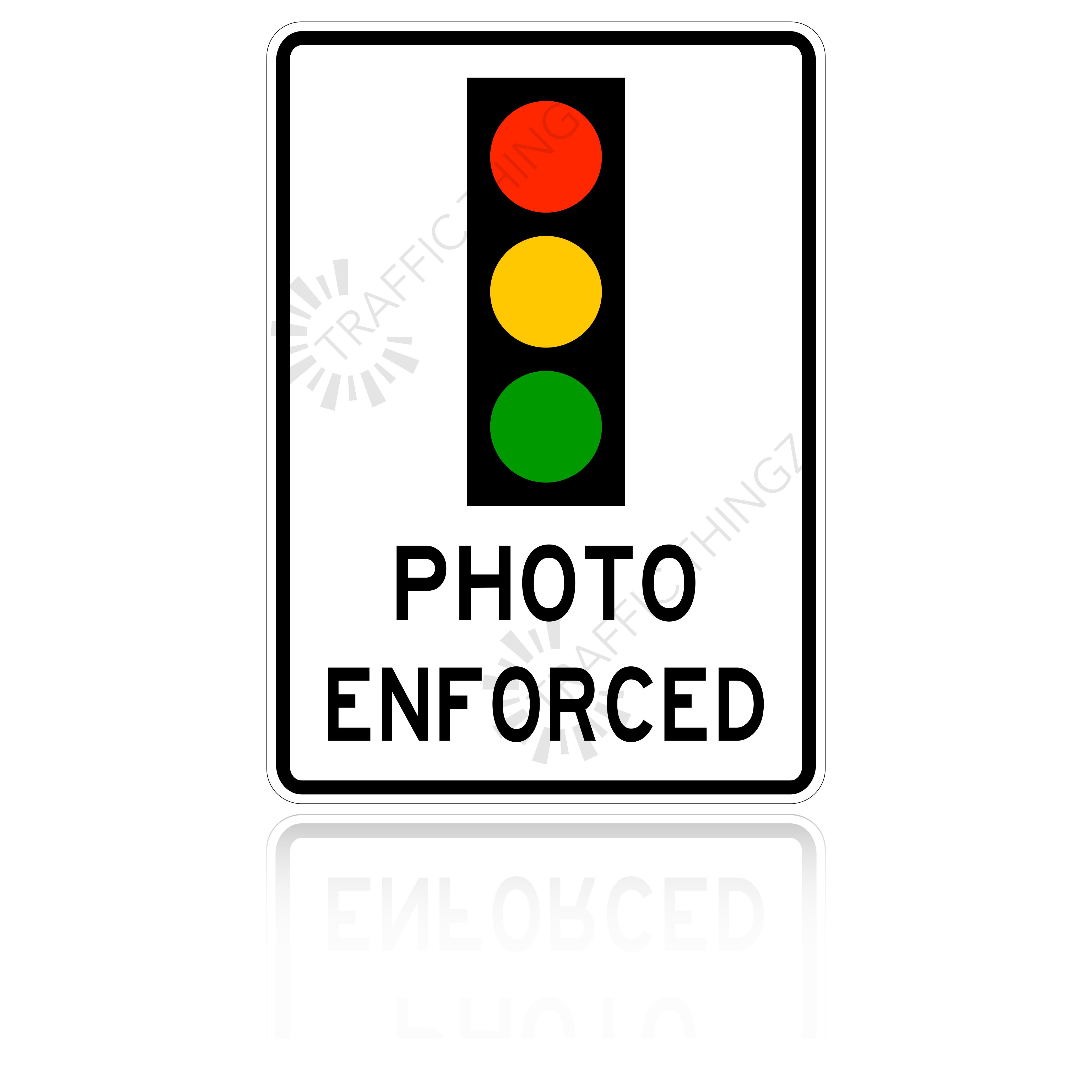 MUTCD R1018a Traffic Signal Photo Enforced